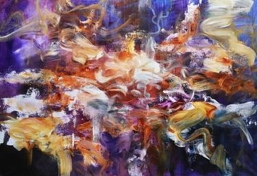 Original Abstract Expressionism Abstract Paintings by Andrada Anghel