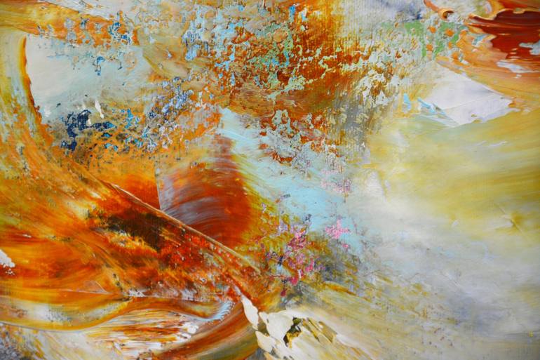 Original Abstract Expressionism Abstract Painting by Andrada Anghel