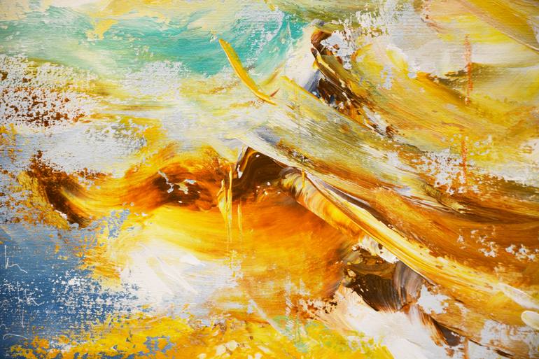 Original Abstract Expressionism Abstract Painting by Andrada Anghel