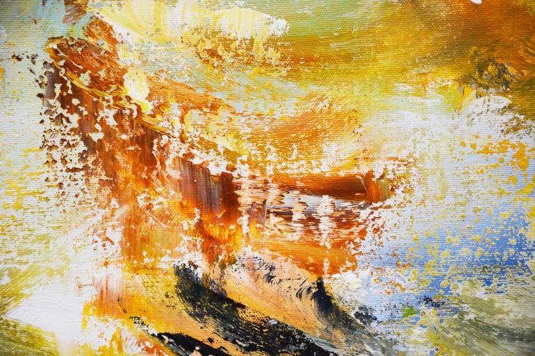 Original Abstract Expressionism Abstract Painting by Andrada Anghel