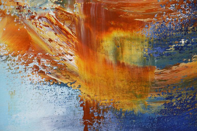 Original Abstract Expressionism Abstract Painting by Andrada Anghel