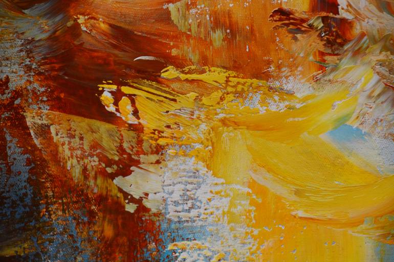 Original Abstract Expressionism Abstract Painting by Andrada Anghel