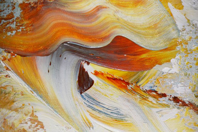 Original Abstract Expressionism Abstract Painting by Andrada Anghel