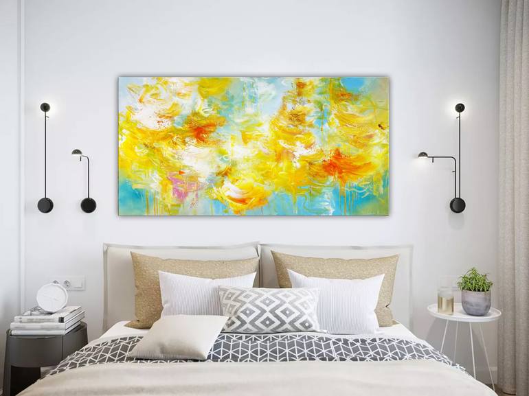 Original Abstract Expressionism Abstract Painting by Andrada Anghel