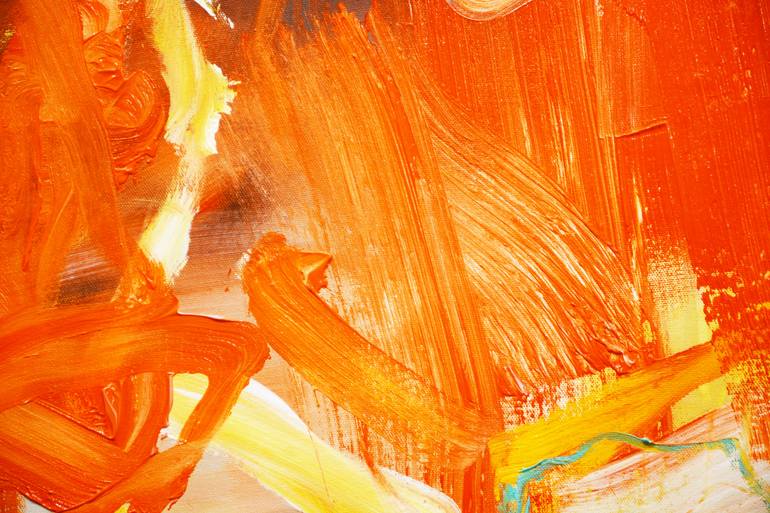 Original Abstract Expressionism Abstract Painting by Andrada Anghel