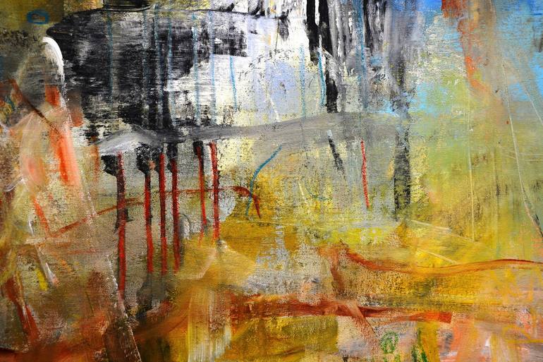 Original Abstract Expressionism Abstract Painting by Andrada Anghel