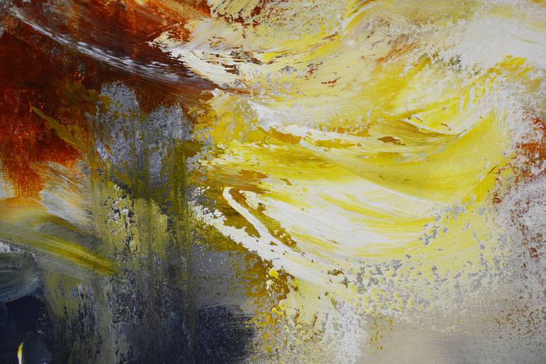 Original Abstract Expressionism Abstract Painting by Andrada Anghel