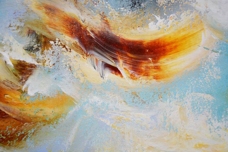 Original Abstract Expressionism Abstract Painting by Andrada Anghel