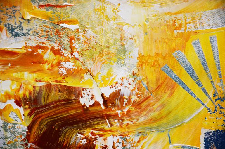 Original Abstract Expressionism Abstract Painting by Andrada Anghel