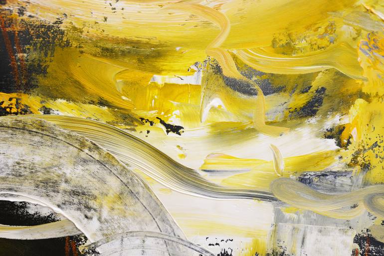 Original Abstract Expressionism Abstract Painting by Andrada Anghel