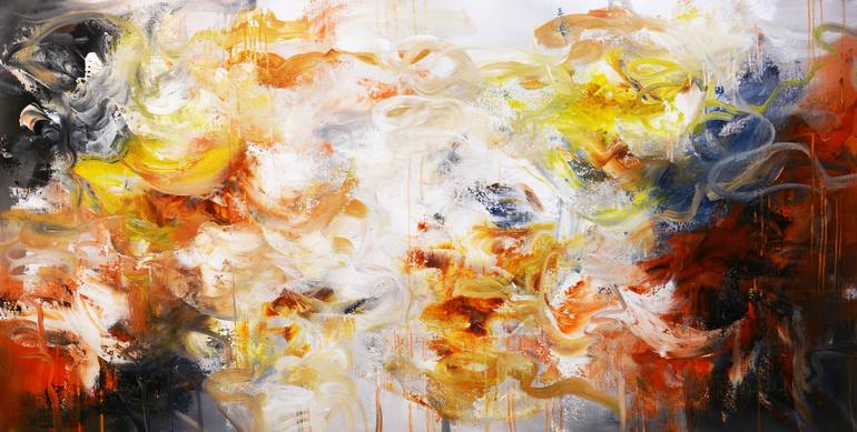 Original Abstract Expressionism Abstract Paintings by Andrada Anghel