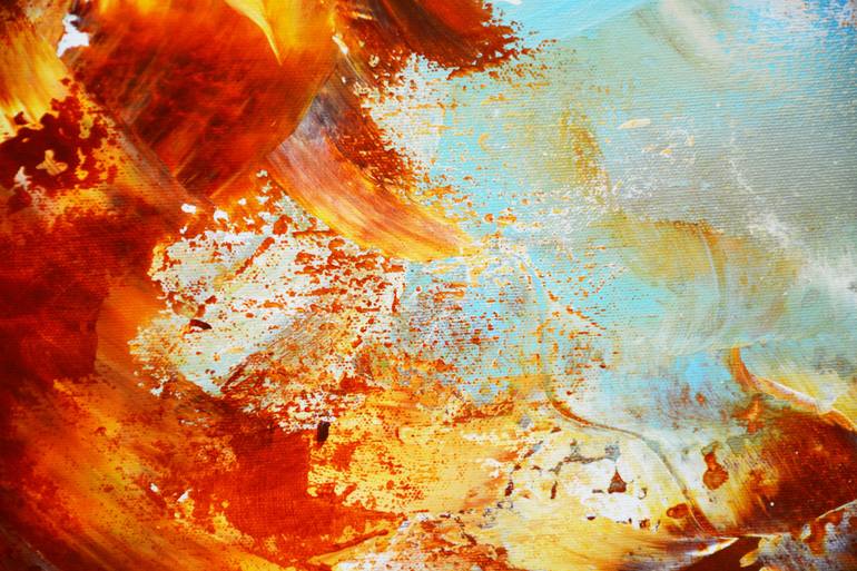 Original Abstract Expressionism Abstract Painting by Andrada Anghel