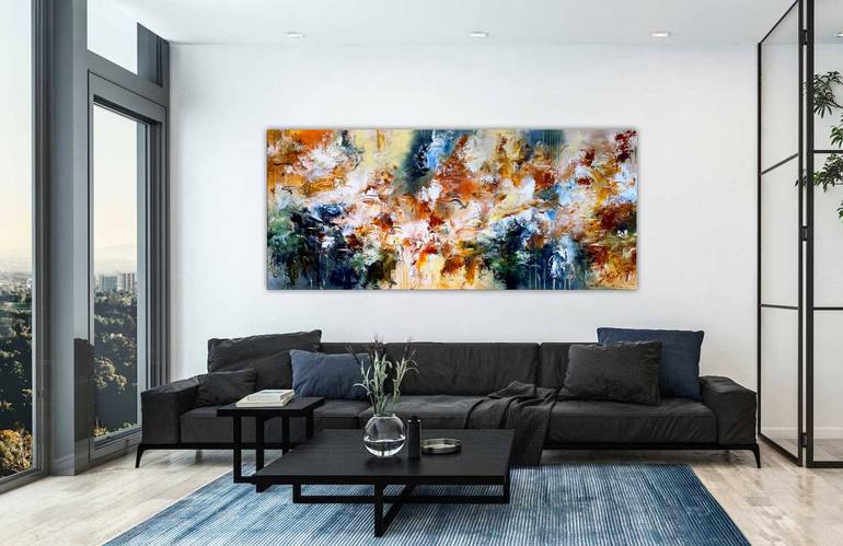 Original Abstract Expressionism Abstract Painting by Andrada Anghel