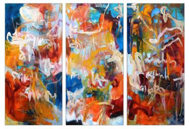 Original Abstract Expressionism Abstract Paintings by Andrada Anghel