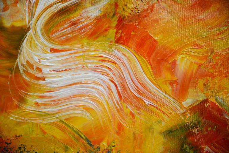 Original Abstract Expressionism Abstract Painting by Andrada Anghel