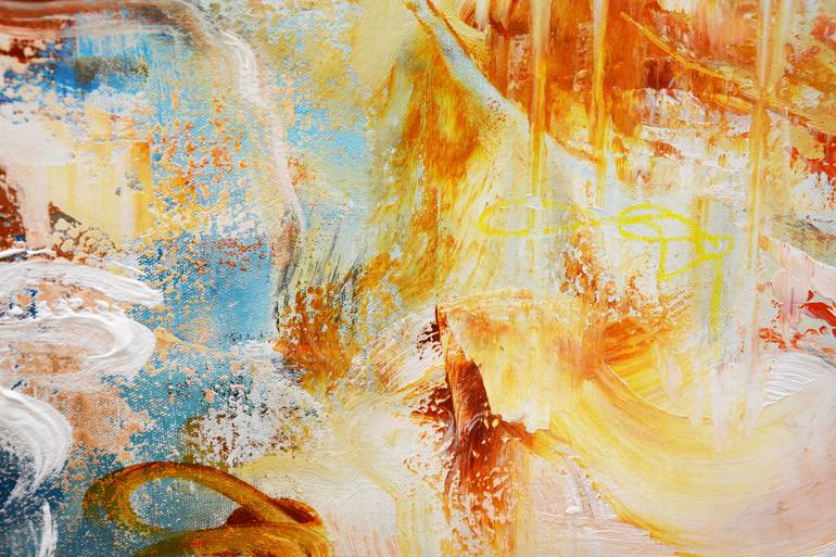 Original Abstract Expressionism Abstract Painting by Andrada Anghel