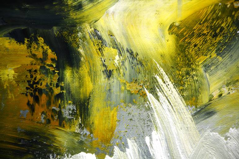 Original Abstract Expressionism Abstract Painting by Andrada Anghel