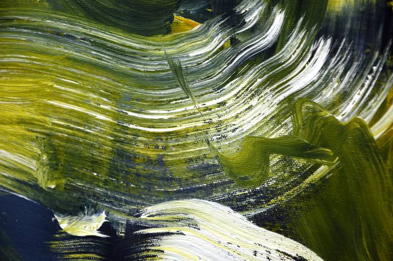 Original Abstract Expressionism Abstract Painting by Andrada Anghel