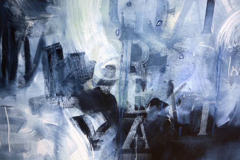 Original Abstract Expressionism Abstract Painting by Andrada Anghel