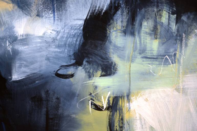 Original Abstract Expressionism Abstract Painting by Andrada Anghel