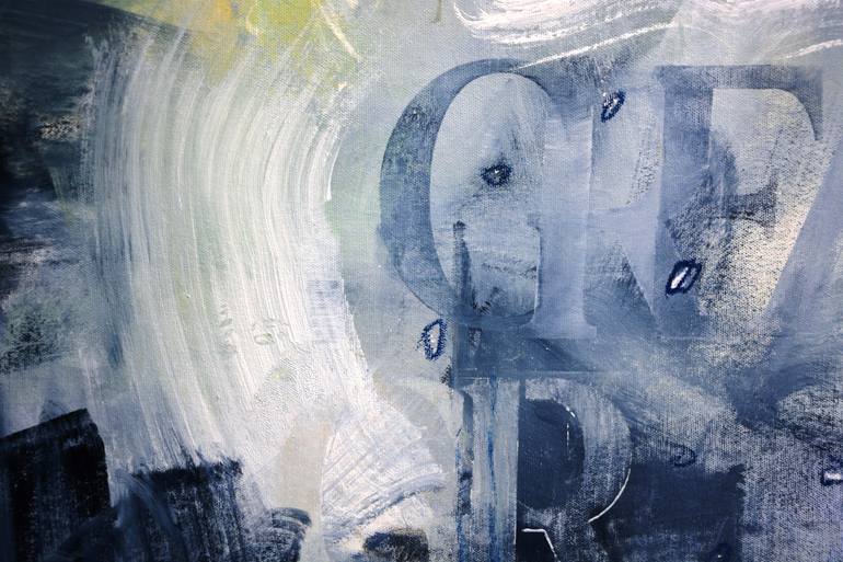 Original Abstract Expressionism Abstract Painting by Andrada Anghel