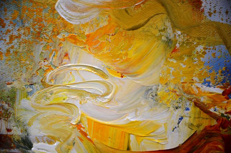 Original Abstract Expressionism Abstract Painting by Andrada Anghel