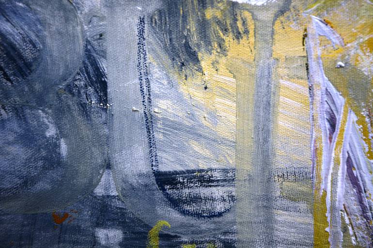 Original Abstract Expressionism Abstract Painting by Andrada Anghel