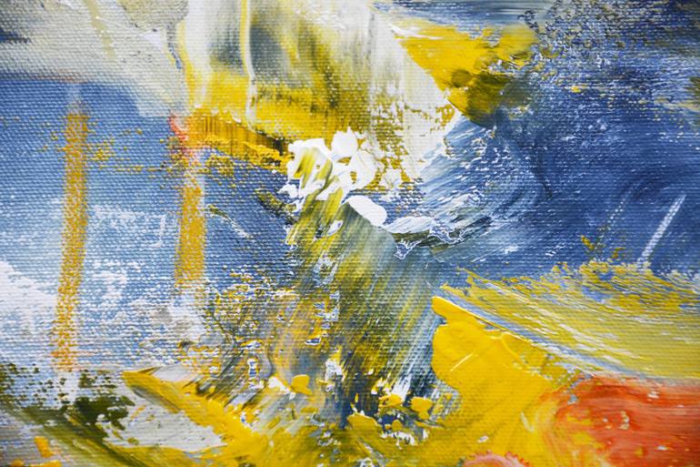 Original Abstract Expressionism Abstract Painting by Andrada Anghel