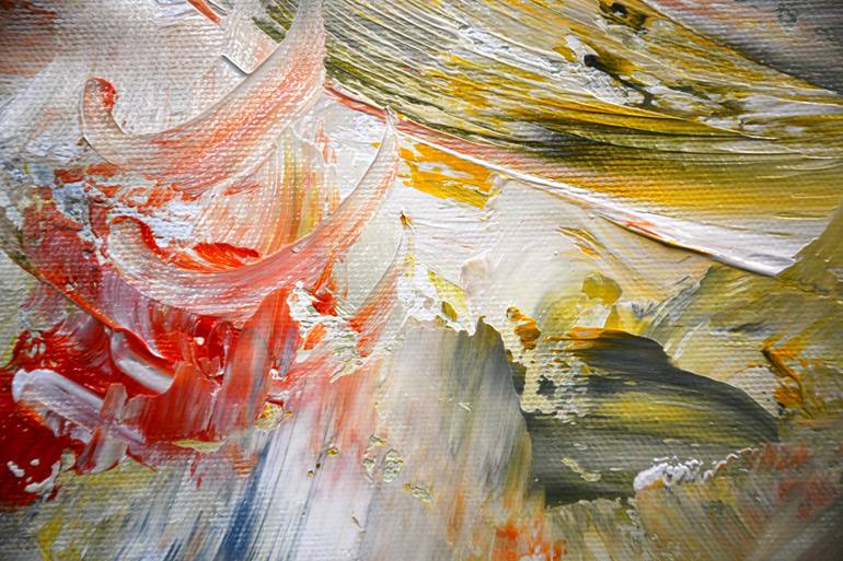 Original Abstract Expressionism Abstract Painting by Andrada Anghel