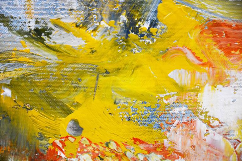 Original Abstract Expressionism Abstract Painting by Andrada Anghel