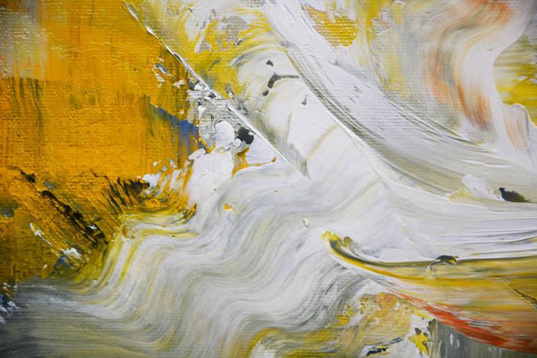 Original Abstract Expressionism Abstract Painting by Andrada Anghel