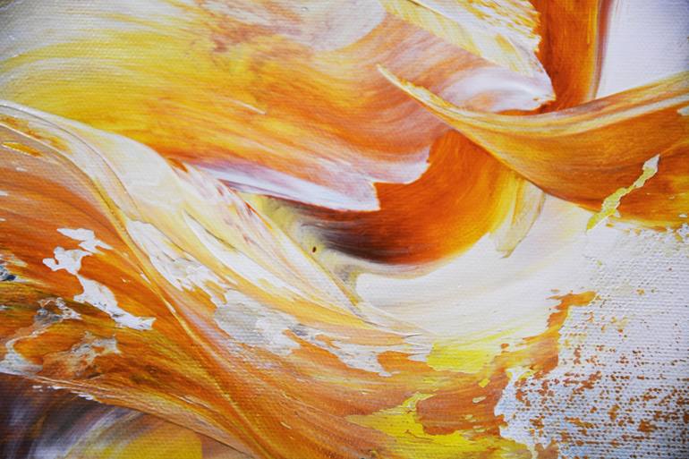 Original Abstract Expressionism Abstract Painting by Andrada Anghel