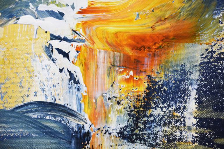 Original Abstract Expressionism Abstract Painting by Andrada Anghel