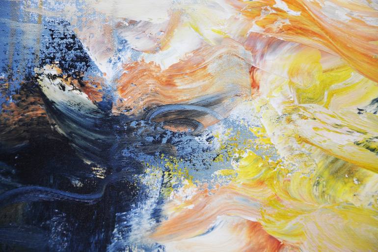 Original Abstract Expressionism Abstract Painting by Andrada Anghel