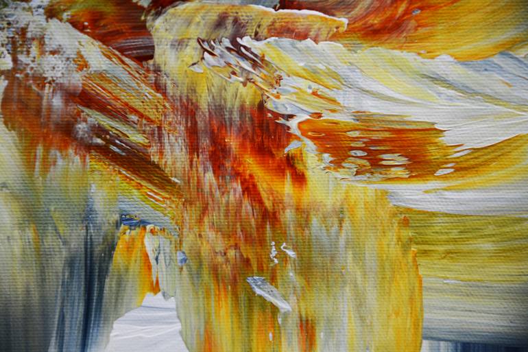 Original Abstract Expressionism Abstract Painting by Andrada Anghel