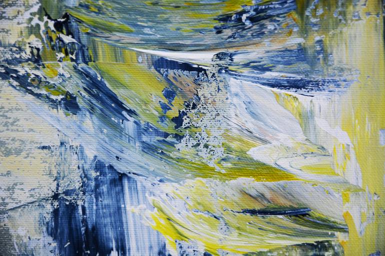 Original Abstract Expressionism Abstract Painting by Andrada Anghel