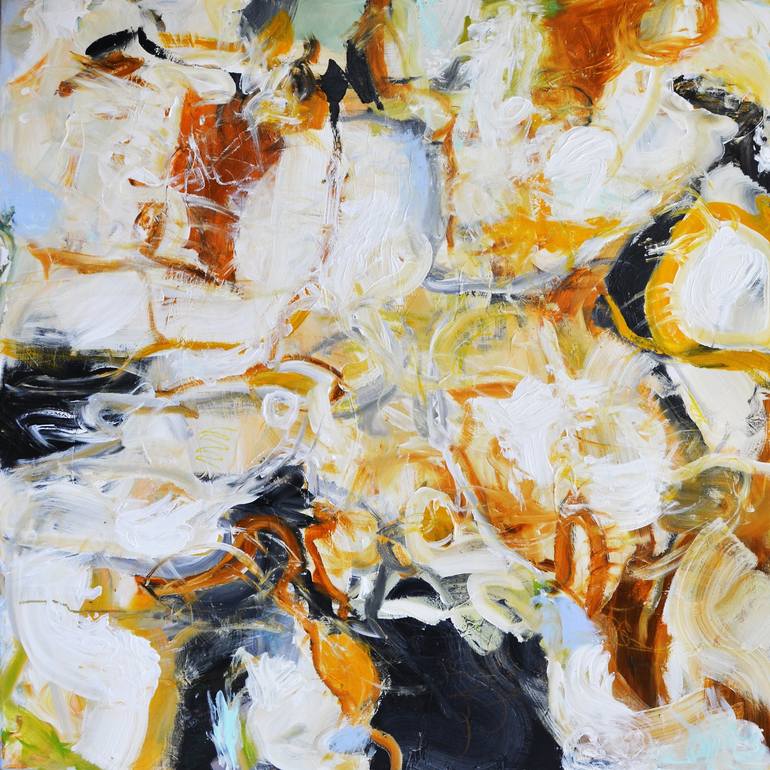 Original Abstract Expressionism Abstract Paintings by Andrada Anghel