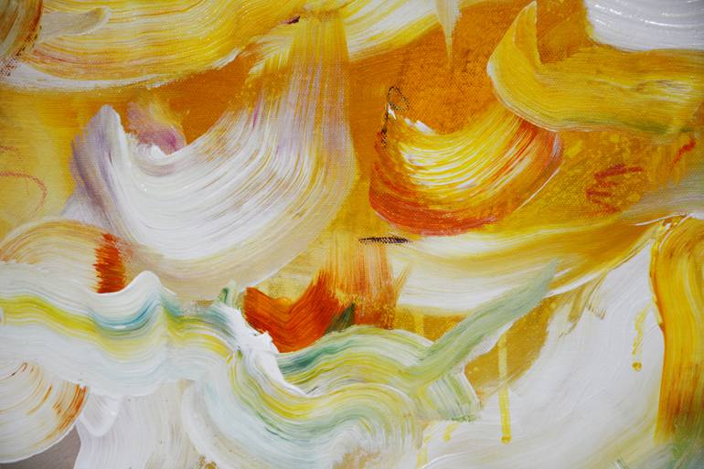 Original Abstract Expressionism Abstract Painting by Andrada Anghel