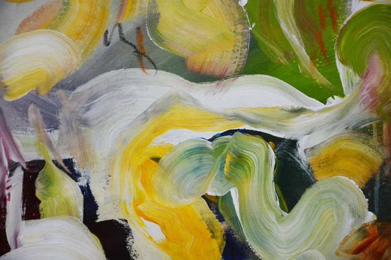 Original Abstract Expressionism Abstract Painting by Andrada Anghel