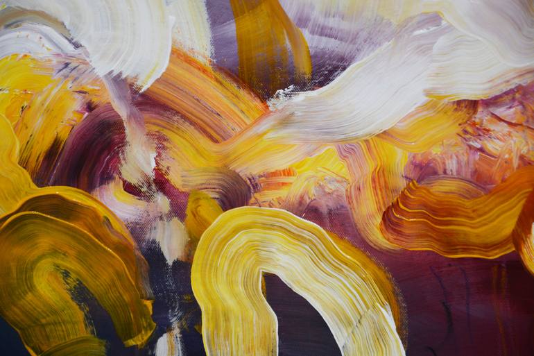 Original Abstract Expressionism Abstract Painting by Andrada Anghel