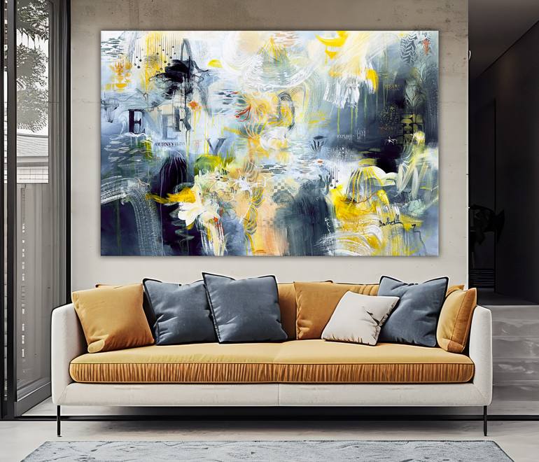 Original Contemporary Abstract Painting by Andrada Anghel
