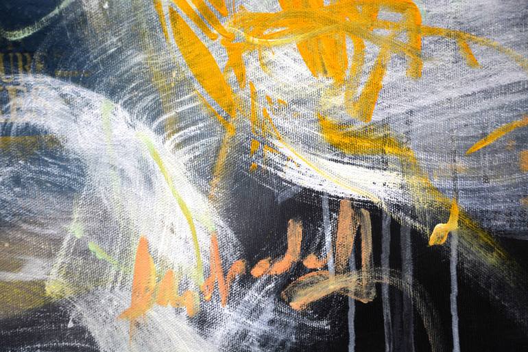 Original Abstract Expressionism Abstract Painting by Andrada Anghel