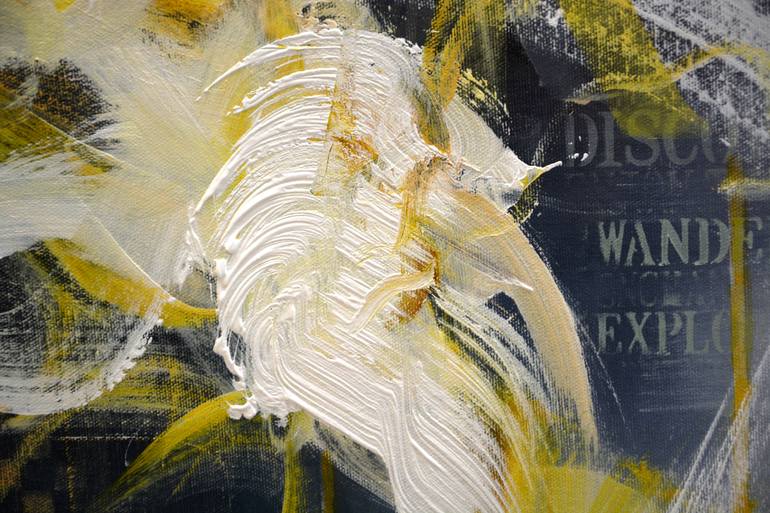 Original Abstract Expressionism Abstract Painting by Andrada Anghel