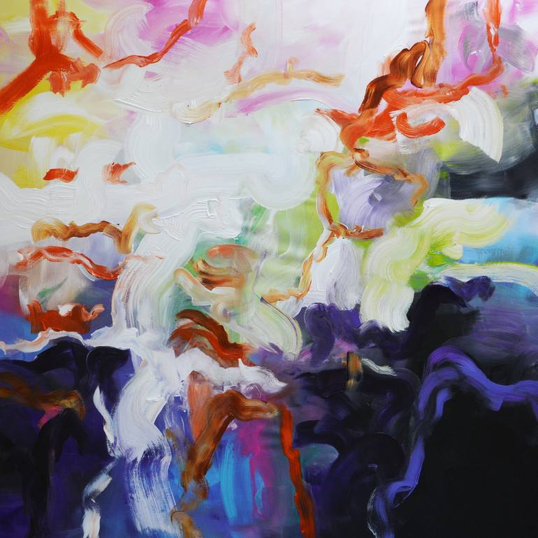 Original Abstract Painting by Andrada Anghel | Abstract Art on Canvas | I'd Rather Be Alone