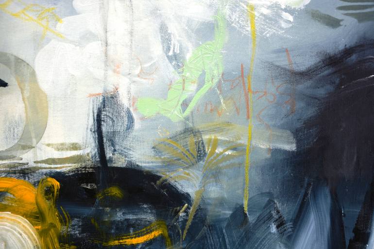 Original Abstract Expressionism Abstract Painting by Andrada Anghel