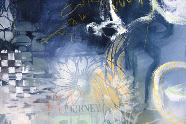 Original Abstract Expressionism Abstract Painting by Andrada Anghel