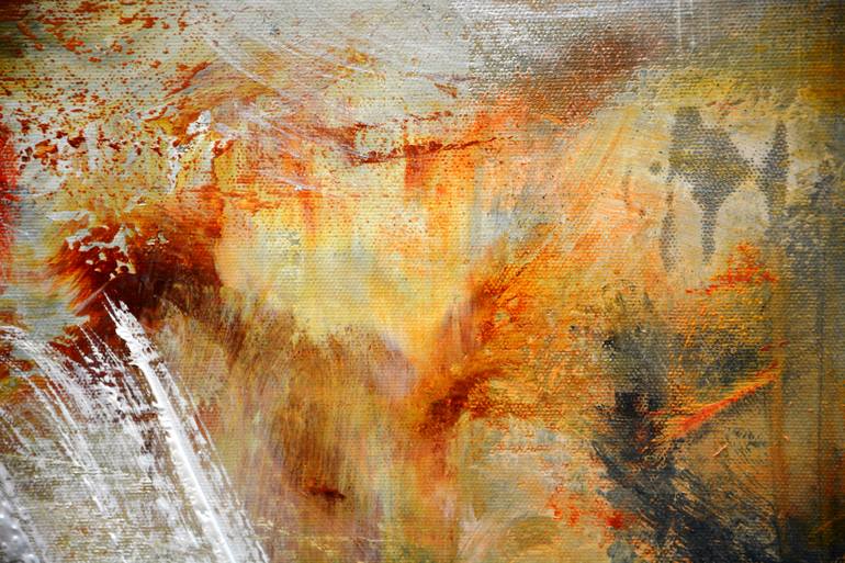 Original Abstract Expressionism Abstract Painting by Andrada Anghel