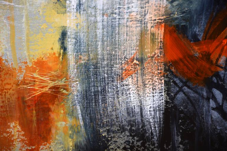 Original Abstract Expressionism Abstract Painting by Andrada Anghel