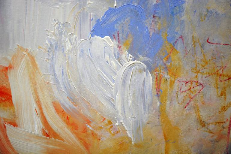 Original Abstract Expressionism Abstract Painting by Andrada Anghel