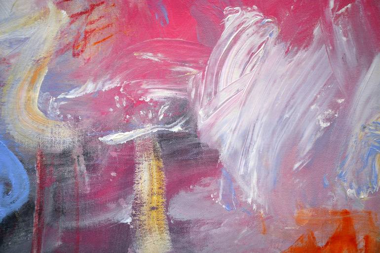 Original Abstract Expressionism Abstract Painting by Andrada Anghel